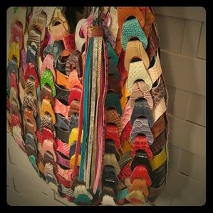 Jesslyn Blake leather hobo bag